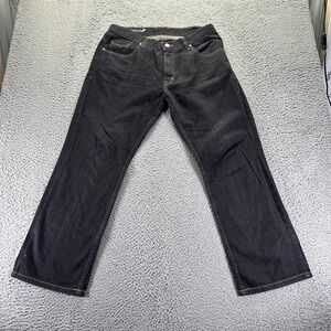 Vintage Current Jeans Mens 34x30 BlackDark Wash Cotton Slim Fit Denim